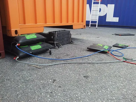 Løfteputer levert av Rosendahl AS